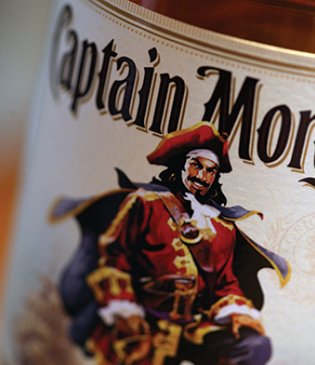 2001 – Close Up Of Captain Morgan Bottle