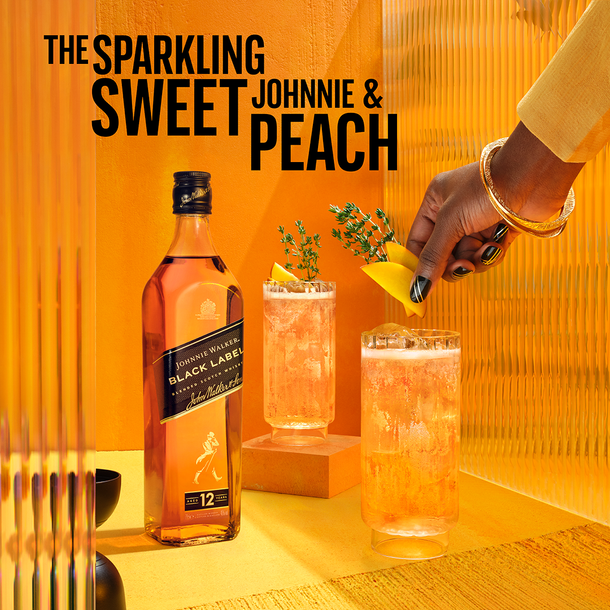 johnnie walker and peach